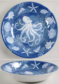 Certified International Oceanic Melamine Large Serving Bowl, 13.75-inches Diameter, Kitchenware and Accessories, 28196