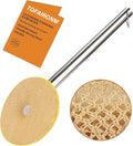 Kitchen Scrub Brush with Handle, Non-Scratch Extra Strong Cleaning Brush for Wok, Cast Iron, Pans, Oven Racks, Air Fryer - Strong Model