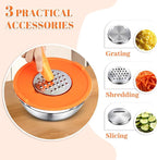 Mixing Bowls with Lids Set - 7 Nesting Mixing Bowls, 3 Graters, 11 Baking Tools, Airtight Lids, Stainless Steel Mixing Bowl for Mixing & Baking, Size 0.7/1.1/1.5/2.1/3.5/4/4.5 QT, Colorful