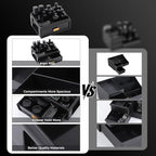EHORIA Organizer For Men,Bathroom Organizers,Cologne Organizer,Dresser Organizers,Bathroom Sink Organizer,Counter Storage,Cologne Stand,Drawer Perfume Display Holder,Gifts for Mens(BLACK)