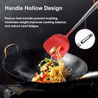 18/10 Stainless Steel Cooking Utensils Set,9 Pcs Professional All Metal Stainless Steel Kitchen Utensils Set with Wok Spatula,Soup Ladle,Skimmer,Slotted Spatula Turner, Large Spoon(Dishwasher Safe)