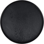 MDLUU Plastic Serving Tray, 13" Ottoman Tray, Round Butler Tray for Breakfast in Bed, Coffee Table Decor, Party