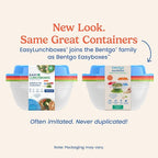 Bentgo Easyboxes Salad-to-Go Containers - 8-Piece Set: 4 Bowls, Leak-Proof Dressing Cups Built-In & 4 Fitted Lids Seal in Freshness; Reusable/BPA-Free for Salad, Pasta, & Cereal (Classic)