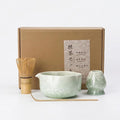 Matcha Whisk Set, 4-Piece Matcha Kit with Ceramic Matcha Bowl, Bamboo Whisk, Whisk Holder, scroop - Complete Matcha Tea Set Perfect for Beginners & Matcha Lovers Light Green