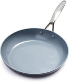 GreenPan Valencia Pro Ceramic Nonstick 12” Frying Pan Skillet, Hard Anodized PFAS-Free Cookware, Induction Ready, Compatible on All Cooktops, Eggs & Omelets, Dishwasher Safe, Oven Safe to 600F, Gray