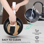 Audecook Hot Pot Electric, 1.7L Mini Electric Skillet Portable Nonstick Sauté Pan with Power Adjustment, Ramen Cooker Travel Multicooker for Steak/Soup/Egg/Oatmeal/Noodles (Tongs for Cooking Included)