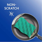 O-Cedar Scrunge Non-Scratch Scrub Sponge (Pack of 6) Multi-Use, All-Purpose, Odor-Resistant, Scrubbing Sponge Safely Cleans All Hard Surfaces in Kitchen and Bathroom