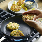 KitchenAid Hard Anodized Induction Nonstick Frying Pan Set/Skillets, 8.25 Inch and 10 Inch - Matte Black