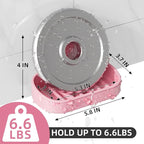 LEVERLOC Soap Dish Holder for Shower Suction Cup Wall Mounted Self Draining NO-Drilling Removable Bar Soap Sponge Holder for Bathroom Bathtub Kitchen Sink Waterproof Strong Vacuum Suction, Pink