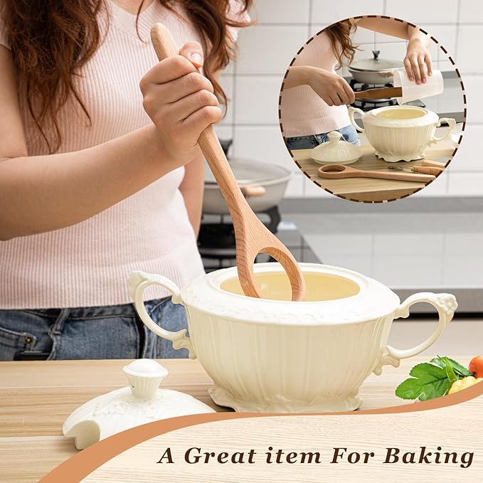 4 Pcs Danish Dough Whisk Set, Include Wooden Danish Dough Whisk, Skinny Spurtle for Sourdough Starter, Doughs Scraper Sourdough Cutter, Doughs Scoring Tool Blades, Bread Making Tools Supplies