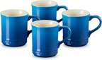 Le Creuset Stoneware Set of 4 Mugs, 14 oz. each, Marseille