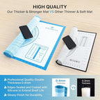 Silicone Pastry Mat,28" x 20" Nonstick Large Durable Silicone Sheet Mat with Measurement Non-slip Dough Rolling Mat for Pie Crust, Pizza, Cookies