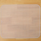 MicoYang Silicone Dish Drying Mat for Multiple Usage,Easy clean,Eco-friendly,Heat-resistant Silicone Mat for Kitchen Counter or Sink,Refrigerator or Drawer Liner Translucent 2XL 24 inches x 18 inches