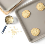Calphalon Legacy 3 Piece 18 ", 15" and 13" PFA Free Nonstick Cookie Sheet - Taupe