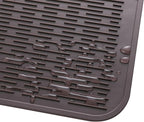 MicoYang Silicone Dish Drying Mat for Multiple Usage,Easy clean,Eco-friendly,Heat-resistant Silicone Mat for Kitchen Counter or Sink,Refrigerator or Drawer Liner Coffee 4XL 32 inches x 18 inches