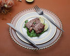 Stainless Steel Flatware Set, Titanium Plated, 20-Piece Matte Black Service Set for 4