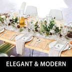 40-Piece Silverware Set with Organizer, EWFEN Heavy Duty Stainless Steel Flatware Set for 8, Food-Grade Tableware Cutlery Set, Utensil Sets for Home Restaurant, Mirror Finish, Dishwasher Safe