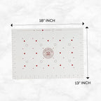 King Arthur Baking Company Cookie Mat, Oven Safe Silicone Reusable Baking Mat, For Precise Cookie Dough Spacing And Placement, Fits Half-Size Pans