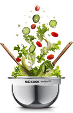 18/8 Stainless Steel Salad Bowl Kit - 74oz, Salad Bowls to go for Lunch, Comes with 1.7oz Condiment Container and Removable Tray for Organization - Leak-Proof, Dishwasher Safe (Mirror)