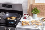T-Fal Specialty Nonstick Woks & Stir-Fry Pan 14 Inch Oven Broiler Safe 350F Cookware, Pots and Pans, Dishwasher Safe Black