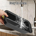 2PCS Nonstick Bread Pan - 8” x 4” Carbon Steel Loaf Baking Pans, Dishes，Rectangle Baking Supplies for Homemade Bread, Meatloaf, Cakes, Sourdough, Brownies, and Lasagnas