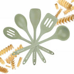 Starpack 'Stir & Serve' Silicone Cooking Utensils Set (5 Pcs) - 10.5" - Kitchen Utensil Set Heat Resistant to 600°F - Kitchen Utensils for Nonstick Cookware - Silicone Utensil Set for Mixing & Cooking