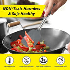 4 Pack Silicone Utensils Set，Non Stick Solid Spatulas, Slotted Spoons with Stainless Steel Handle，Spatulas for Cooking，Frying, Mixing, Serving -Grey