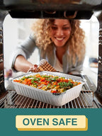 60 Pack 8x6 Disposable Aluminum Pans Aluminum-Foil-Pans-Tin-Foil-Baking-Pans-Tin-Trays-Food-Containers-for-Meal-Prep-Cooking-Roasting-Heating