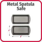 GoodCook Nonstick Loaf Pan 8 x 4-Inch Heavy-Duty Steel Bakeware with Easy-Clean Non-Stick Coating,Oven & Dishwasher Safe Pan for Meatloaf Breads Lasagnas Casseroles & More,Set of 2,Gray,(Pack of 12)