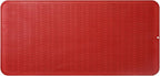 MicoYang Silicone Dish Drying Mat for Multiple Usage,Easy clean,Eco-friendly,Heat-resistant Silicone Mat for Kitchen Counter or Sink,Refrigerator or Drawer Liner Red 5XL 36inches x 18inches