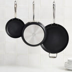 All-Clad HA1 Expert Hard Anodized Nonstick Fry Pan 2 Piece Set, 8" & 10" Induction, Oven Safe 500F, Kitchen Frying Pans, Skillets, Ergonomic Handle, Premium Cookware, Dishwasher Safe, Black
