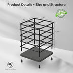BOTEMY Toothbrush Holders with Quick Drying Mat—Black Toothbrush and Toothpaste Holder for Bathroom—Upgrade 3 Slots Openwork Design Bathroom Counter Organizer for Electric Toothbrush,Razor,Toothpaste