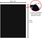 BBQ Grill Mat, Non-Stick Grill Cooking Mat Teflon Reusable Barbecue Baking Mats, Heavy Duty,Easy to Clean - Works on Electric Grill Gas Charcoal BBQ (6X(33X40) cm)