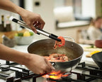Joseph Joseph Elevate Fusion Precision tongs, BPA Free, Heat Resistant Non Stick Kitchen Utensil, Stainless Steel Handles, 12.01"L x 1.3"W