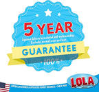 LOLA Pro Pot N' Pan Brush, 6 Pack, Abrasive Cleaning, Poly & Brass Wire Bristles, Comfort Rubber Grip, Use for Caked-On & Baked-On Messes