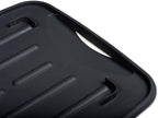 Masirs Pop-Up Collapsible Dish Drying Rack: Convenient Storage, Drains into Sink, Eight Large Plate Capacity, Sectional Cutlery and Utensil Compartment. Compact and Portable Design.