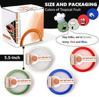 4-Piece Airtight Food Storage Containers Set – Avocado Saver, Onion Keeper, Silicone Kitchen Organizers for Fridge, Reusable & Leak-Proof to Lock in Freshness