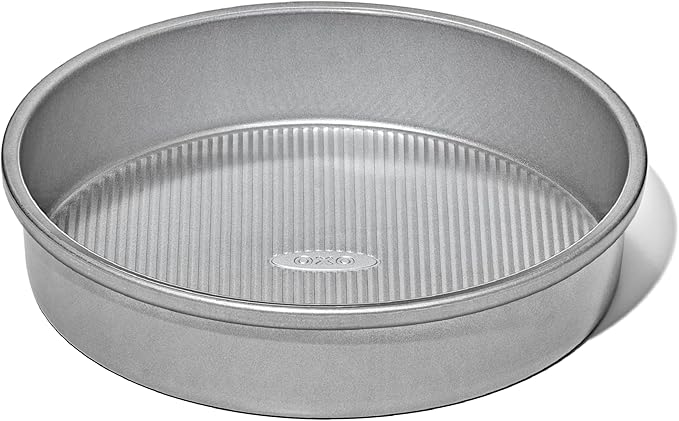 OXO Good Grips Non-Stick Pro Clear Coated Metal Bakeware Cake Pan — 9 in, Baking Sheet