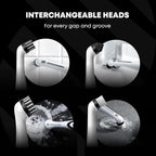 SonicScrubber Household Cleaning Brush Power Scrubber - Electric Spin Scrubber Brush for Home, Kitchen & Bathroom - Grout Cleaner & Removes Mould (Washing-Up System Spin Brush)