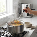 Stainless Steel Kitchen Utensil Set – Premium Thickened Cooking Utensils Set, Silver Kitchen Tools Set for Cooking, Dishwasher Safe Kitchen Tool Set