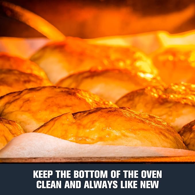 Meegoo Oven Liners for Bottom of Oven, 2 Pack Large Thick Heavy Duty Non-Stick Teflon Oven Mat Set, 15.74"x 23.62" BPA and PFOA Free Oven Floor Protector Liner, Kitchen Friendly Cooking Accessory