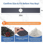 Fast Drying Kitchen Sink Splash Guard, Durable Stone Kitchen Faucet Mat, Water Absorbing Stone Tray for Sink, Diatomite Faucet Mat for Kitchen Sink, Stone Drying Mat for Kitchen and Bathroom Counter