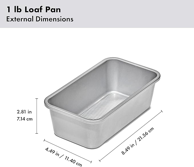 OXO Good Grips Non-Stick Pro Clear Coated Metal Bakeware 1lb Loaf Pan
