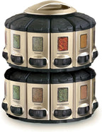 KitchenArt 57010 Select-A-Spice Auto-Measure Carousel Professional Series, Satin