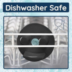 BeraTek Scrub Daddy Sponge Holder for Kitchen Sink - Stop Soggy Sponges with Suction Cup Caddy - Compatible Scrub Mommy Holder & Kitchen Sink Organizer - Black, 1-Pack