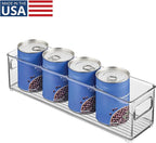 InterDesign Refrigerator and Freezer Storage Container – Deep Organizer Bin for Kitchen, Clear