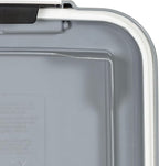 Amazon Basics 3-Piece Airtight Pet Food Storage Container Combo with Scoop, BPA Free, Removable Wheels, 33 QT + 12 QT