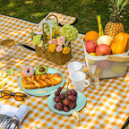 Supernal Wheat Straw Dinnerware, Wheat Straw Plates and Bowls Sets Dishwasher Safe, Unbreakable Light Weight Plate Service For 8, Reusable Plastic Plate, Include 16pcs Plates, 8pcs Bowls, 8pcs Cups