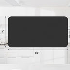 WISELIFE Dish Drying Mat Super Absorbent Drying Mat Large Dish Drying Mats for Kitchen Counter Easy Clean Dish Mat Kitchen Drying Mat18"x 28" Classic Black