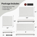 Razborci 3PCS Bathroom Sink Vanity Trays, Quick Stone Drying Mat Dish Soap Dispenser Sponge Holder for Kitchen Counter, Diatomaceous Earth Water Absorbing Caddy Organizer, Beige